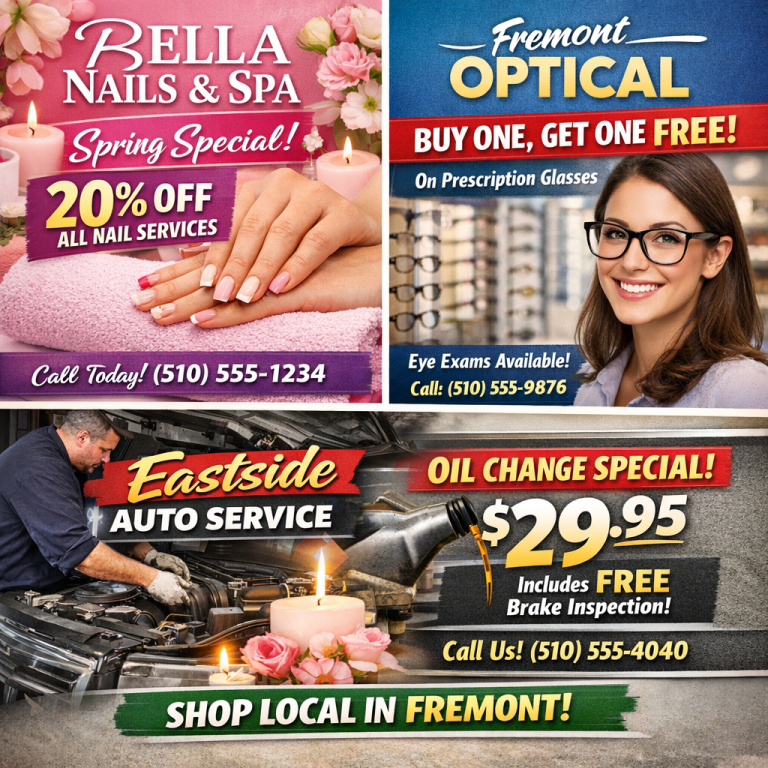 Exclusive Deals from Fremont’s Local Businesses